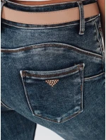 Dámske skinny džínsy námornícka modrá FashionStreet UY2818 Dámske skinny džínsy námornícka modrá FashionStreet UY2818