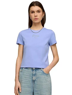 Dámske tričko Puma ESS Script Tee purple 691760 60
