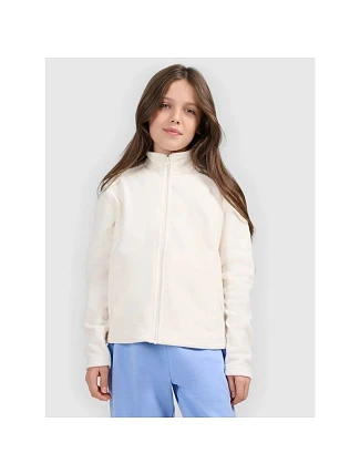 Dievčenský bežný fleece s kapucňou 4F 4FJRSS26TFLEF507-11S Dievčenský bežný fleece s kapucňou 4F 4FJRSS26TFLEF507-11S