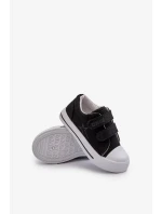 Detské tenisky na suchý zips Big Star Black