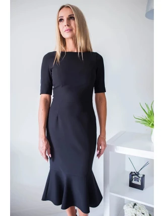 Dámske spoločenské šaty Anastazya čierne - Jersa