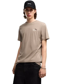 Pánske tričko Puma Graphics 2 Color Small No. 1 Logo Tee, béžové, 684717 94