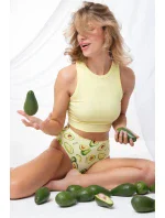 Nohavičky AVOCADO simple brasil maxi žlté - Julimex Nohavičky AVOCADO simple brasil maxi žlté - Julimex