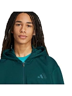 Pánska mikina adidas ALL SZN Fleece Full-Zip Sweatshirt green JX5101 pánska