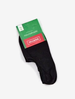 Damskie Skarpetki Microstopki Bambusowe Czarne