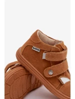 Kožené Dětské Boty Pro Chlapce S Motivem Lišky Bartek 8632063 Světle Hnědé