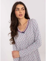 DU KN nočná košeľa FP 104.26 sivá