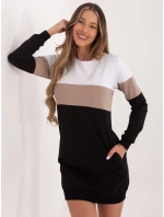 Šaty RV SK 5869.04 bielo-čierne Šaty RV SK 5869.04 bielo-čierne