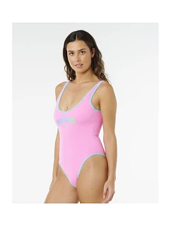 Dámsky kostým RIP CURL Surf Puff 1 Piece, ružový