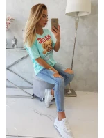 Blúzka s potlačou Magic mint