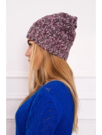 Fleecová čiapka Roksana K209 purple+graphite Fleecová čiapka Roksana K209 purple+graphite