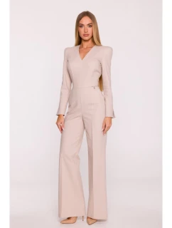 M883 Džínsový overal - béžový