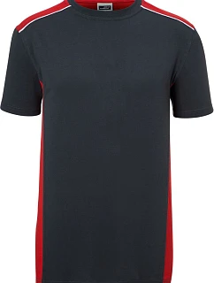 Daiber JN 860 Pánske pracovné tričko – Farba 02.0860 carbon/red