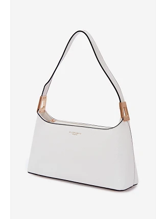 Kožená taška Bílá Tielle