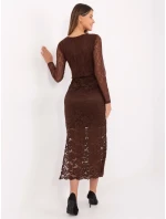 Sukňa MI SD G9137.16P hnedá