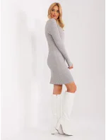 PM SK PM319 šaty.19 sivá