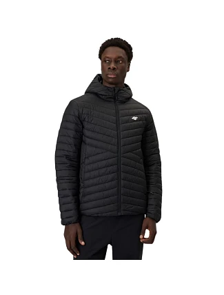 Pánska bunda 4F M0852 deep black 4FWSS26TDJAM0852 20S pánska