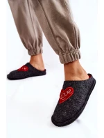 Domowe Papcie Big Star KK276019 Czarno-Czerwone