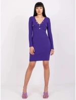 Šaty RV SK 7438.17 tmavo fialová Šaty RV SK 7438.17 tmavo fialová