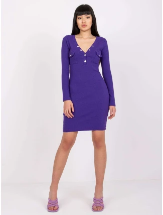 Šaty RV SK 7438.17 tmavo fialová Šaty RV SK 7438.17 tmavo fialová
