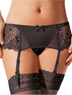 Podväzkový pás 032 black - EWANA