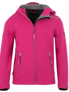 Trollkids Dievčenská softshellová bunda Trollfjord Jacket Jr 175-202