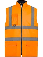 Yoko HV 005 Hi-Vis polstrovaná vesta 79.V005 hi vis orange