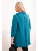 Dámska bavlnená blúzka s asymetrickými rukávmi Marine