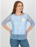 Blúzka LK BZ 506642.94 svetlo modrá