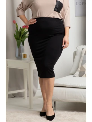 Dámska sukňa P352 čierna - Karko Dámska sukňa P352 čierna - Karko