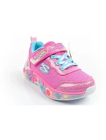 Skechers S Lights LED Detské športové topánky na suchý zips pre dievčatá