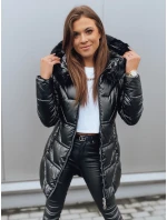 Dámska zimná bunda s kapucňou KRISTA black FashionStreet TY3065 Dámska zimná bunda s kapucňou KRISTA black FashionStreet TY3065