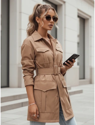 VERMONT dámsky prechodný kabát ťavej farby FashionStreet NY0580