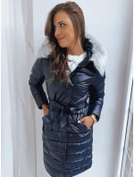 Dámsky prešívaný zimný kabát DORTANO navy blue FashionStreet TY3659