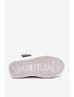 Dziecięce Baleriny W Kwiatuszki Granatowo-Szare Noah