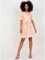 LK SK 506551 šaty.76P broskyňa