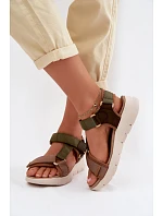 Sandy na platforme, model 230187 Step in style