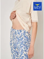 Kľúč LNS 549 A24 cr/r S-XL dámske pyžamo