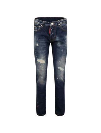 Geographical Norway MOD 201 EO MEN 2614 Pánske modré džínsové nohavice (SW5423H/GNO/Blue)