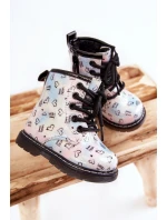 Dziecięce Botki Brokatowe We Wzory Wielokolorowe Reggie