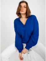 Dámska košeľa LK KS 509032.88P tmavo modrá - FPrice