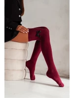 Bavlnené ponožky s mašľou 0774