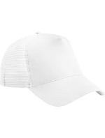 Beechfield B 640 5-panelová čiapka typu Trucker 53.0640 biela/biela Beechfield B 640 5-panelová čiapka typu Trucker 53.0640 biela/biela