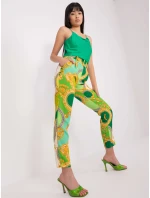 Nohavice DHJ SP 12787D.11 svetlozelená