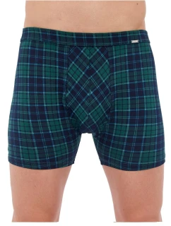 Pánske tmavozeleno-modré boxerky Cornette Prime 904/121 - Cornette