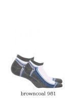 Pánske členkové ponožky Wola Sportive W91.1N3 Ag + vzor