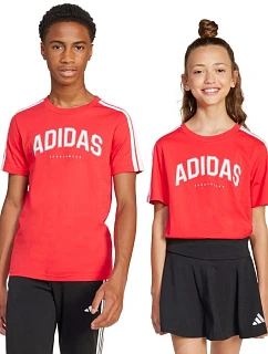 Adidas Codes Detské tričko Collegiate Graphic red JI6673