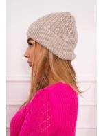 Tenká čiapka Wioletta K251 svetlo béžová