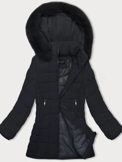 Dámska prešívaná zimná bunda J Style navy blue (16M9119-215)