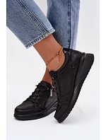 Kožené tenisky Tenisky na platforme Vinceza 79644 Black Kožené tenisky Tenisky na platforme Vinceza 79644 Black